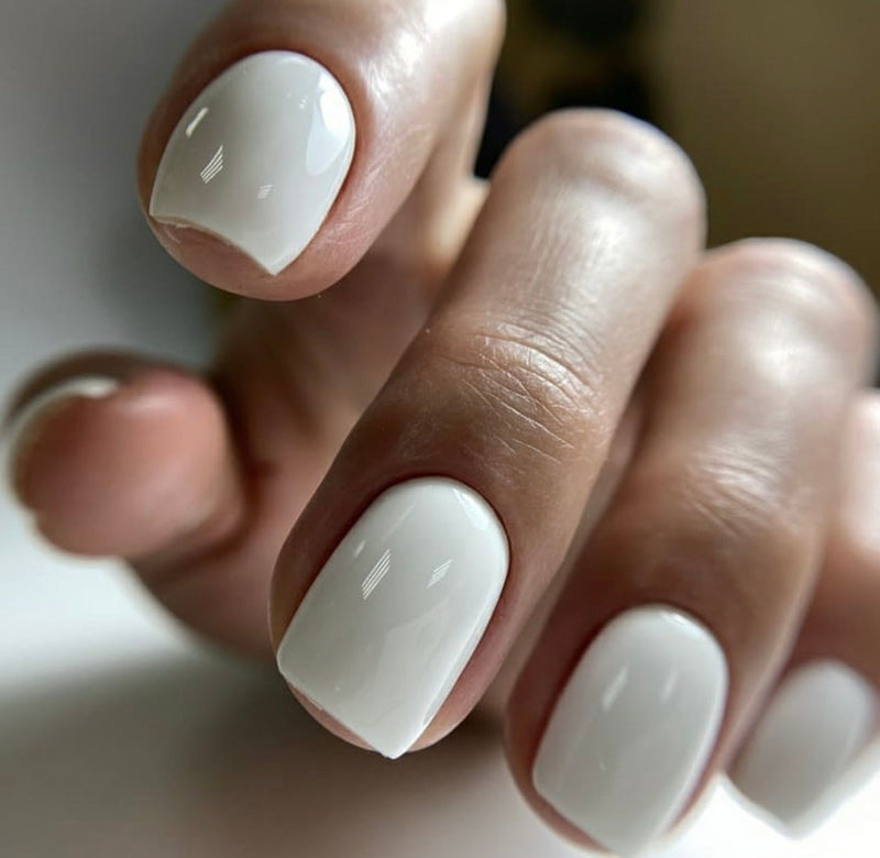 GLAM Mani Pedi Nail Polish - White | Nail Lacquer | Glam Nails